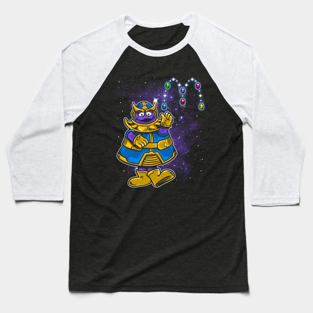 Grimace Baseball T-Shirt by Punksthetic